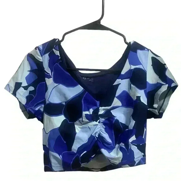 Offline By Aerie Ruched Activewear Top Size Large - Picture 2 of 6